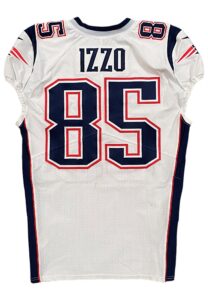 2019 Ryan Izzo New England Patriots Rookie Game-Used Jersey