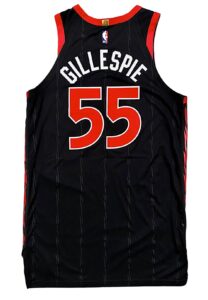 2020-21 Freddie Gillespie Toronto Raptors Game-Used Statement Jersey