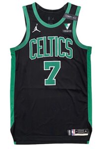 2020-21 Jaylen Brown Boston Celtics Game-Issued Alternate Jersey