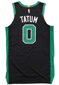 2020-21 Jayson Tatum Boston Celtics Game-Issued Alternate Jersey