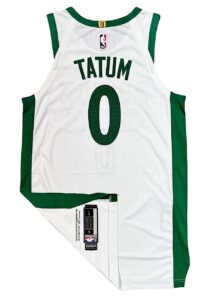 2020-21 Jayson Tatum Boston Celtics Game-Used “City” Jersey