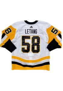 2020-21 Kris Letang Pittsburgh Penguins Stanley Cup Playoffs Game-Used Jersey