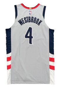 2020-21 Russell Westbrook Washington Wizards Game-Used Jersey