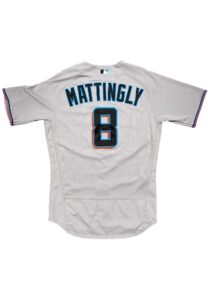 2020 Don Mattingly Miami Marlins Team Issued Coaches Worn Jersey