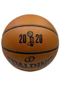 2020 LA Lakers vs. Miami Heat NBA Finals Game-Used Official Basketball