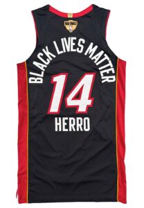 2020 Tyler Herro Miami Heat NBA Finals Game-Used Jersey