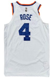 2021-22 Derrick Rose NY Knicks Classic Edition Game-Used Jersey