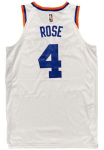 2021-22 Derrick Rose NY Knicks Classic Edition Game-Used Jersey