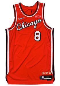 2021-22 Zach Lavine Chicago Bulls City Edition Game-Used Jersey