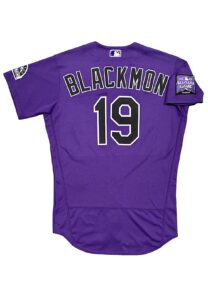 2021 Charlie Blackmon Colorado Rockies Game-Used 2 Home Run Alternate Jersey