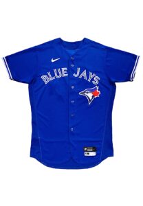 2021 David Phelps Toronto Blue Jays Game-Used Spring Training Jersey