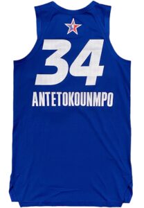 2021 Giannis Antetokounmpo NBA All-Star Game Opposite Team Game-Issued Jersey