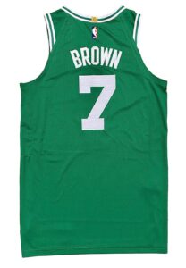 2022-23 Jaylen Brown Boston Celtics Game-Issued Icon Edition Jersey