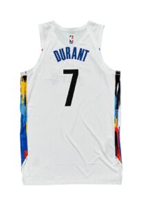 2022-23 Kevin Durant Brooklyn Nets City Edition Game-Issued Jersey