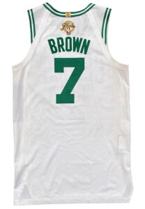 2022 Jaylen Brown Boston Celtics NBA Finals Game-Used Jersey