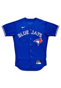 2022 Kevin Gausman Toronto Blue Jays Game-Issued Spring Training Jersey