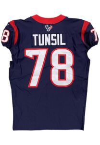 2022 Laremy Tunsil Houston Texans Game-Used Jersey