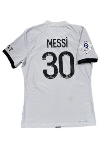 2022 Lionel Messi PSG Match-Used Jersey