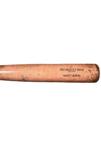 2022 Matt Olson Atlanta Braves Game-Used Bat