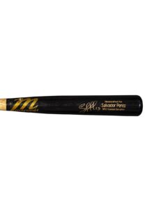 2023 Salvador Perez Kansas City Royals Game-Used & Autographed Bat