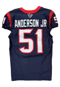 2023 Will Anderson Jr. Houston Texans Rookie Game-Used Jersey