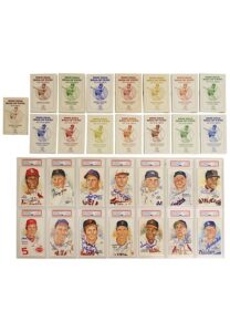 250+ Perez-Steele Cards Including 28 High Grade PSA Encapsulated Autographs Including Mantle, DiMaggio & Williams