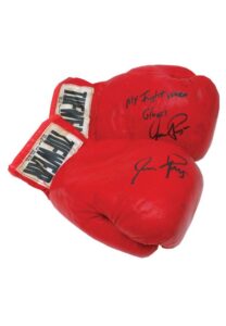 3/1/1978 Aaron Pryor Fight Worn & Autographed Gloves & Shoes