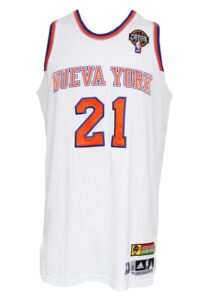 3/17/2013 Iman Shumpert New York “Nueva York” Knicks Noche Latina Night Game-Used Home Jersey