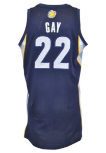 3/2/2012 Rudy Gay Memphis Grizzlies Game-Used Road Jersey