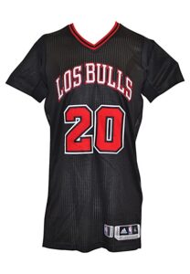 3/2/2014 Tony Snell Chicago Bulls ‘Los Bulls’ Game-Used Home Jersey