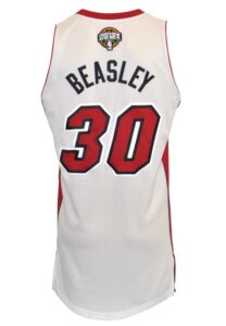 3/2/2015 Michael Beasley Miami “El” Heat Game-Used Home Jersey