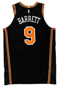 3/22/2022 RJ Barrett NY Knicks Game-Used & Signed Jersey