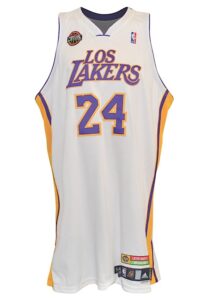 3/23/2008 Kobe Bryant Los Angeles Lakers Game-Used ‘Noche Latina’ Home Jersey