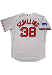 3/25/2008 Curt Schilling Boston Red Sox “Tokyo Opener” Game-Used Road Jersey