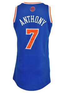 3/25/2014 Carmelo Anthony New York Knicks Game-Used Road Uniform