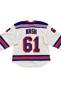 3/26/2013 Rick Nash NY Rangers Game-Used Jersey