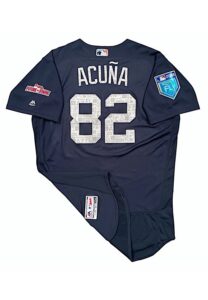 3/27/2018 Ronald Acuña Jr. Atlanta Braves Pre-Rookie “Future Stars” Game-Used Jersey