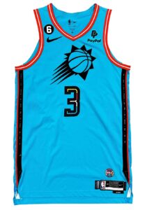 3/27/23 Chris Paul Phoenix Suns Game-Used & Signed City Edition Jersey