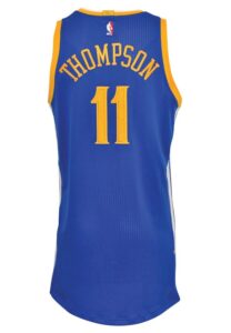 3/30/2016 Klay Thompson Golden State Warriors Game-Used Road Jersey