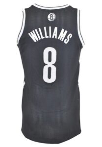 3/7/2014 & 3/15/2014 Deron Williams Brooklyn Nets Game-Used Road Jersey (Steiner Sports LOA)