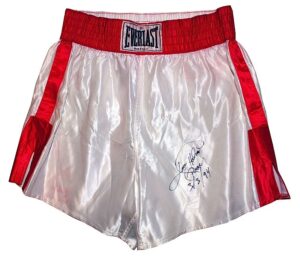 3/8/1994 Larry Holmes Fight Worn & Autographed Trunks