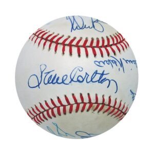 300 Win Club Signed Baseball with 8 Signatures