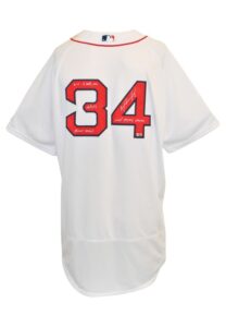 4/11/2016 David Ortiz Boston Red Sox Home Opener Game-Used & Autographed Home Jersey