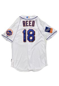 4/13/2009 Jeremy Reed NY Mets Opening Day Game-Used Jersey