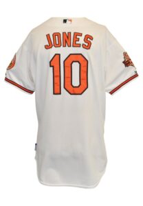 4/13/2014 Adam Jones Baltimore Orioles Game-Used Home Jersey