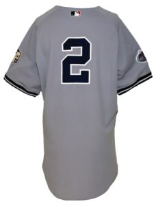 4/14/2008 Derek Jeter New York Yankees Game-Used Road Jersey with All Star and Stadium Patches