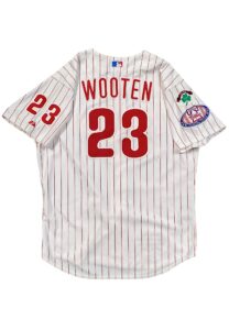 4/15/2004 Shawn Wooten Philadelphia Phillies Opening Day Game-Used Jersey