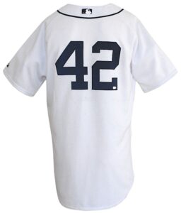 4/15/2008 Ivan Rodriguez Detroit Tigers Game-Used Jackie Robinson Day Home Jersey