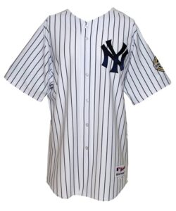 4/16/09 Xavier Nady New York Yankees Opening Day Worn Home Jersey Inaugural Season Patch