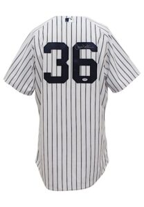 4/16/2014 Carlos Beltran New York Yankees Game-Used & Autographed Home Jersey